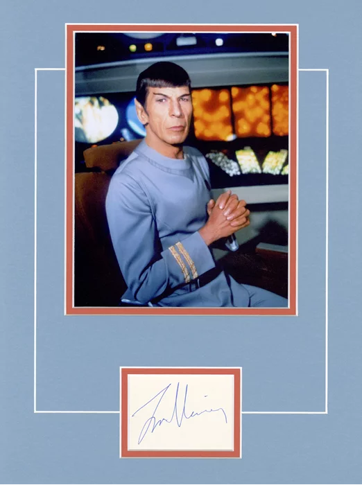 Leonard Nimoy autograph
