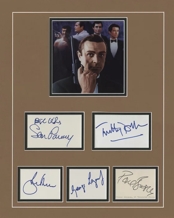 James Bond autograph