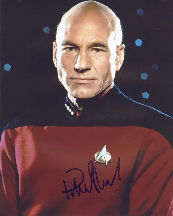 Patrick Stewart autograph