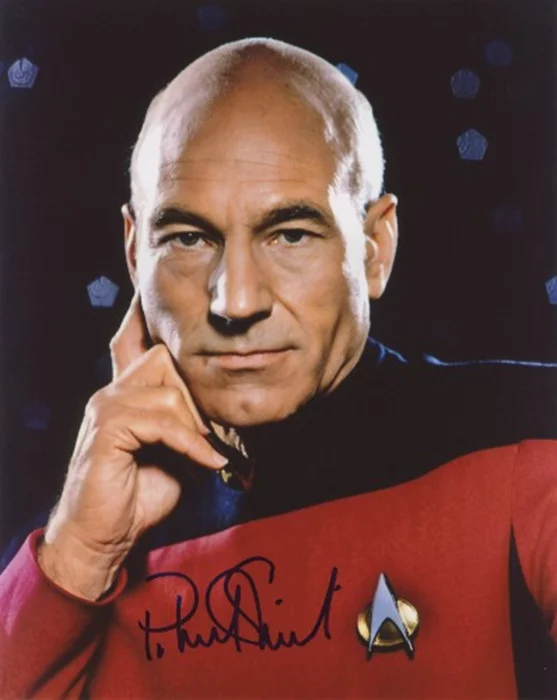 Patrick Stewart autograph