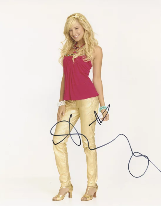 Ashley Tisdale autograph
