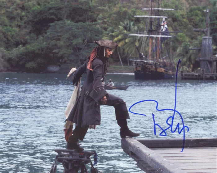 Johnny Depp autograph