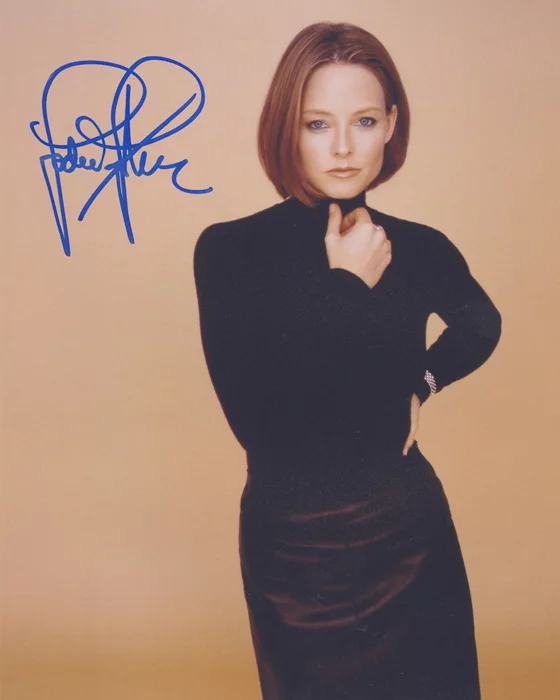 Jodie Foster autograph