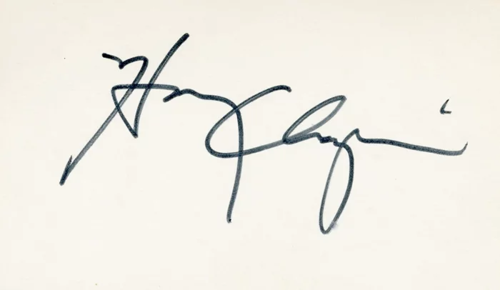 Harry Chapin autograph