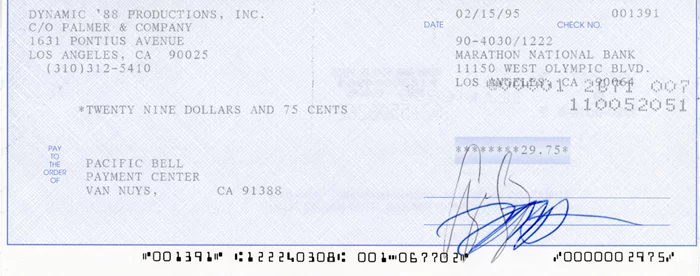 George Clooney autograph