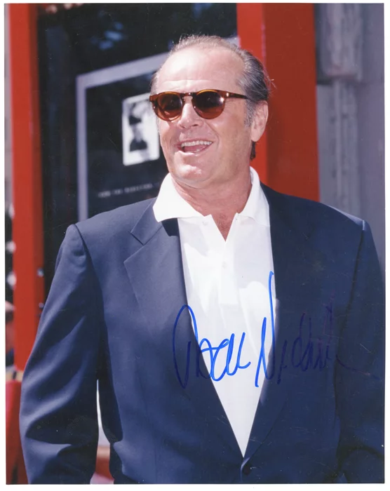 Jack Nicholson autograph