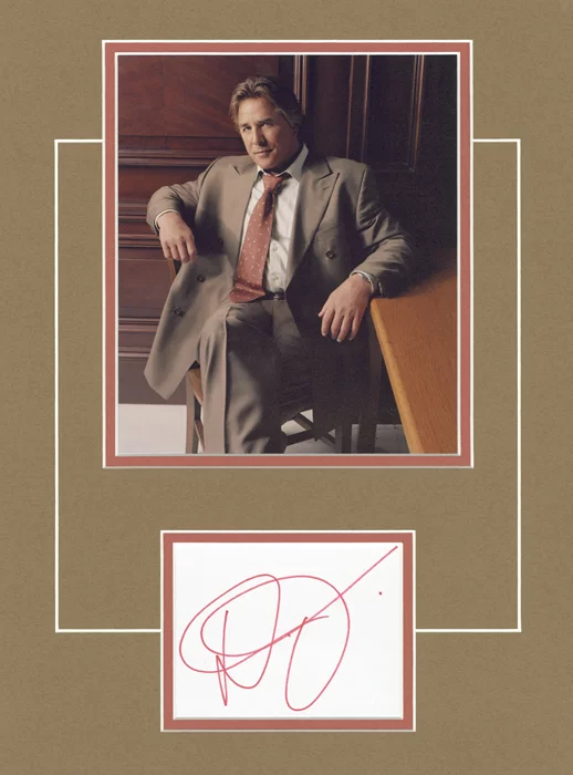 Don Johnson autograph