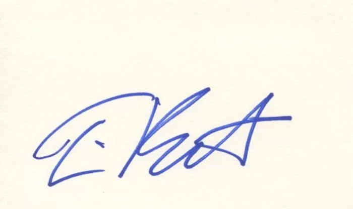 Tim Burton autograph