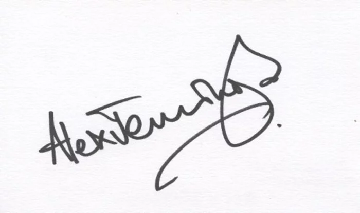 Alex Jennings autograph