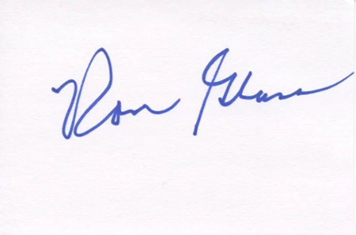 Ron Glass autograph