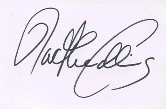 Jackie Collins autograph