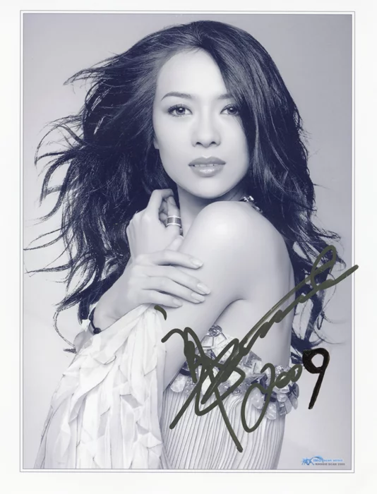 Ziyi Zhang autograph