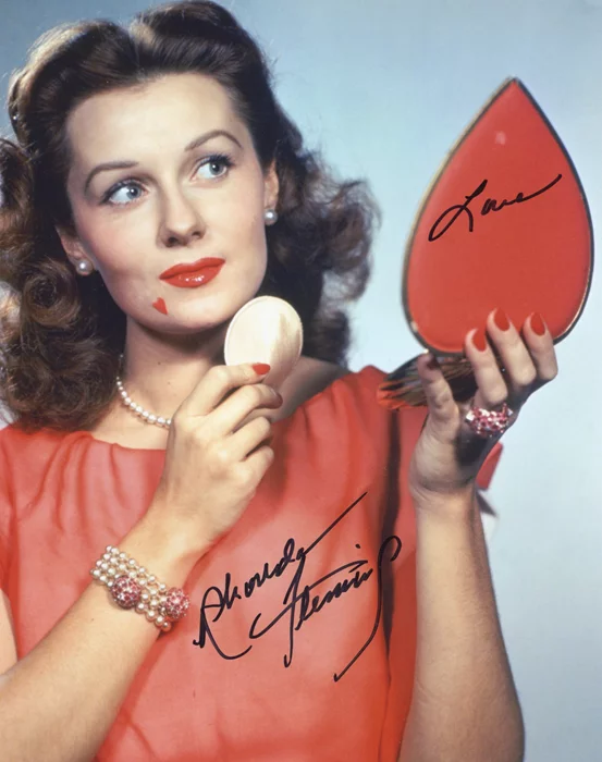 Rhonda Fleming autograph