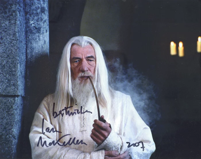 Ian McKellen autograph