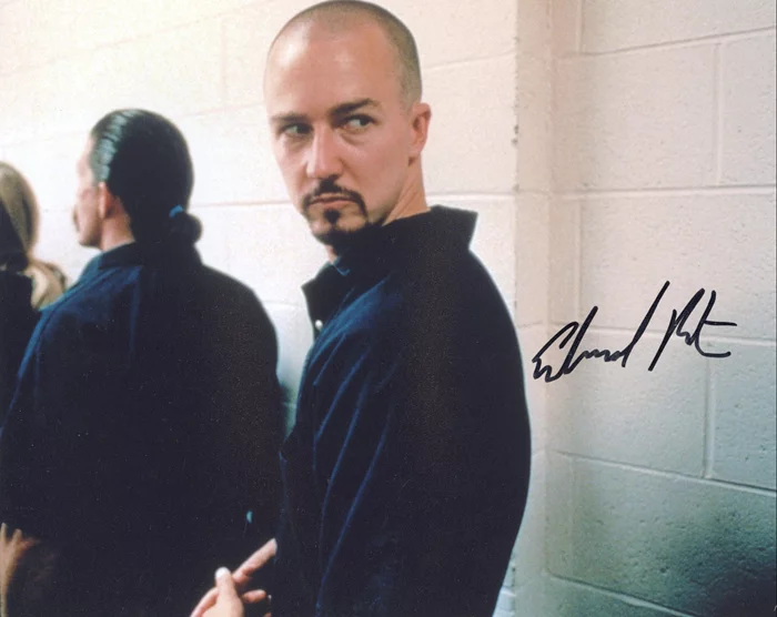 Edward Norton autograph