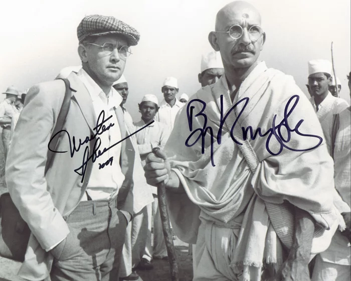 Gandhi autograph