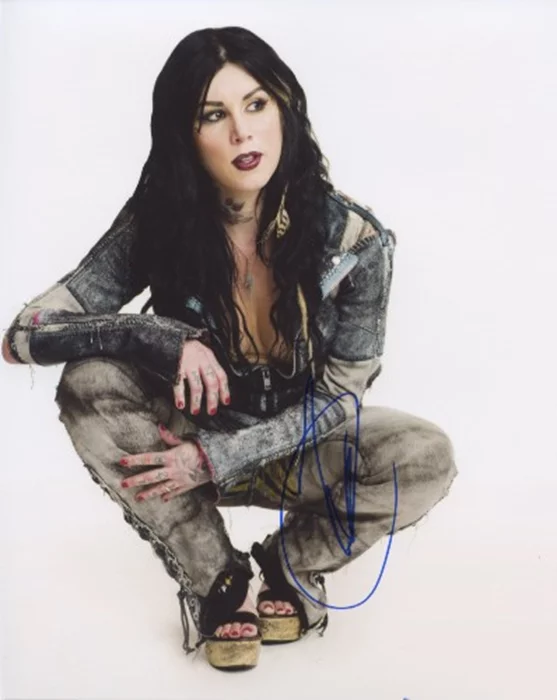 Kat von D autograph