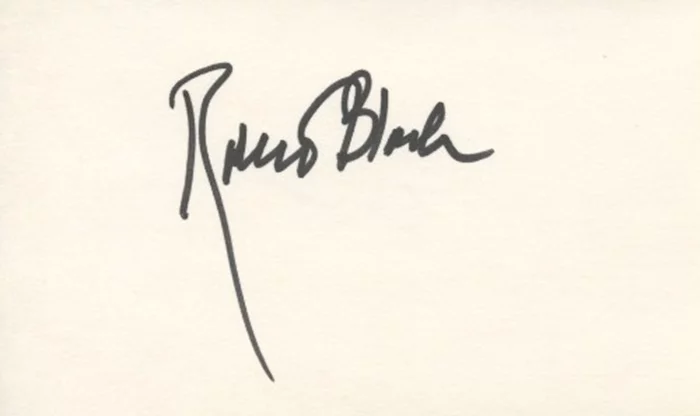 Robert Bloch autograph