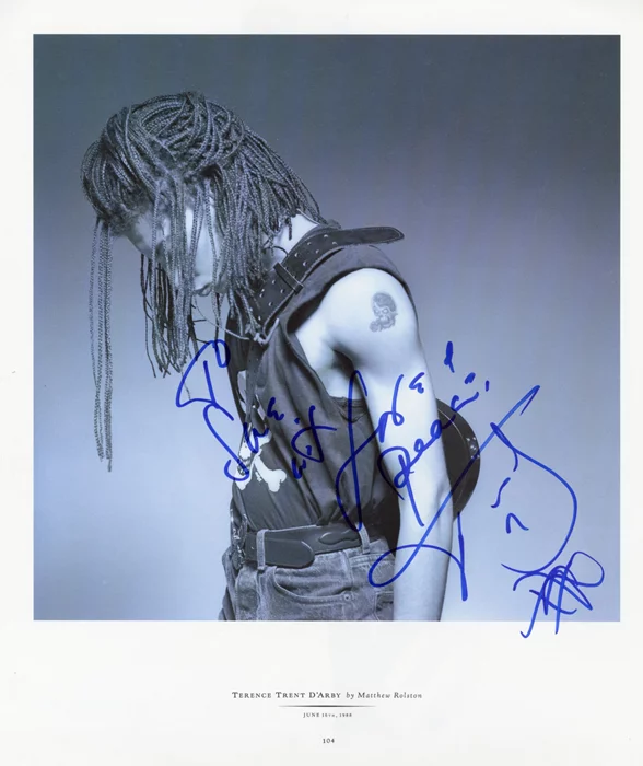 Terence Trent D'Arby autograph