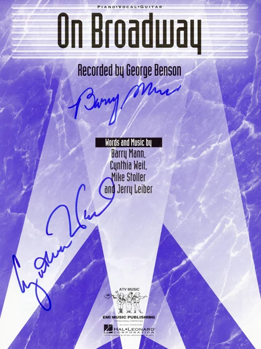 On Broadway autograph