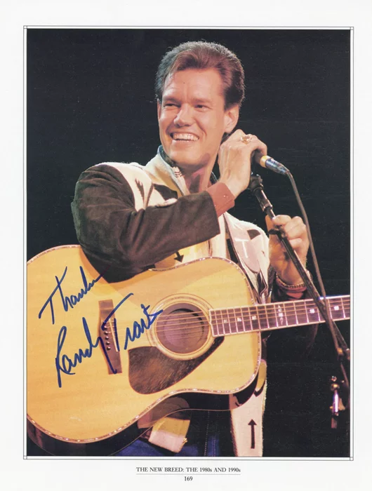 Randy Travis autograph