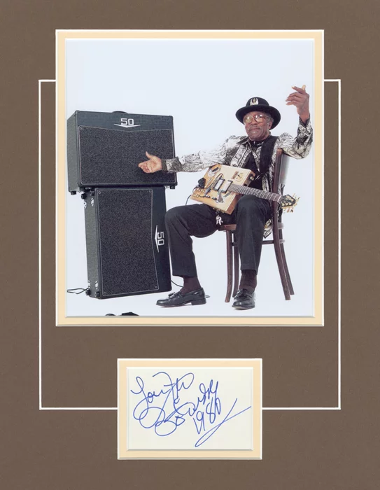 Bo Diddley autograph