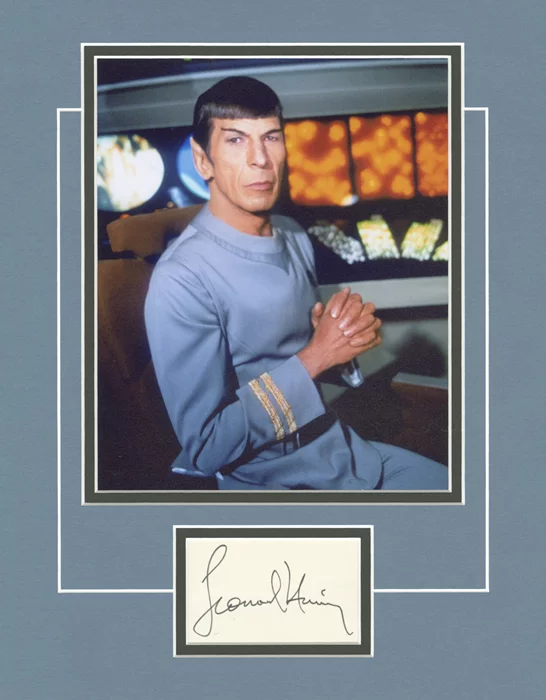 Leonard Nimoy autograph