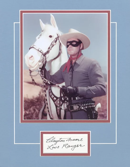 Clayton Moore autograph