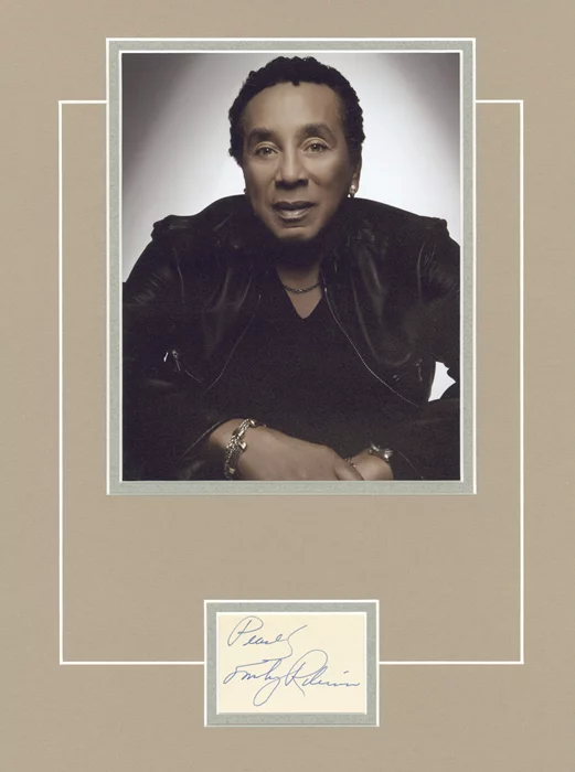Smokey Robinson autograph