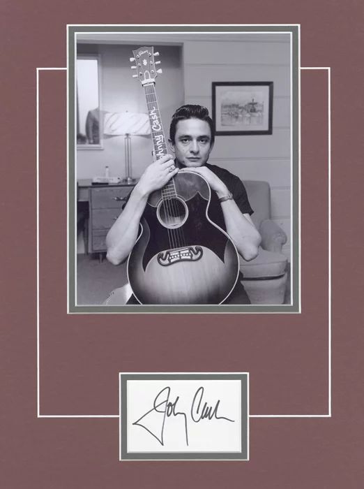 Johnny Cash autograph