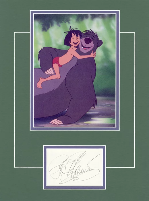 Baloo Bear autograph