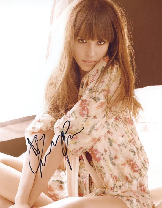 Jessica Alba autograph