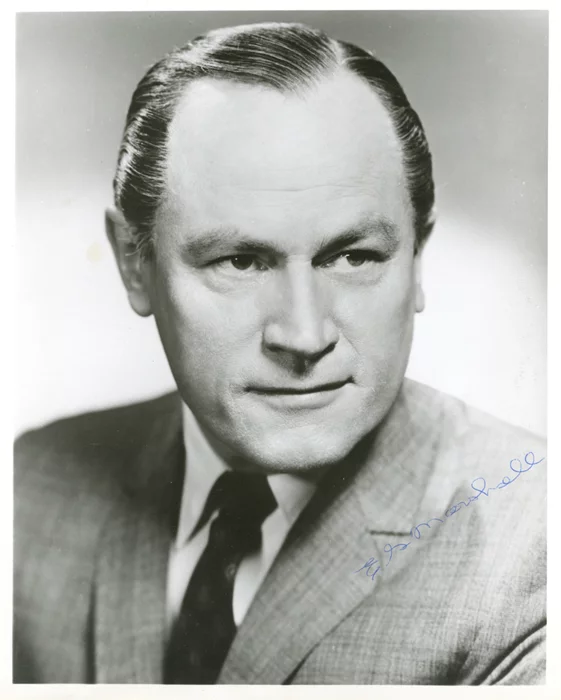 E.G. Marshall autograph