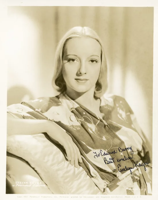 Evelyn Keyes autograph