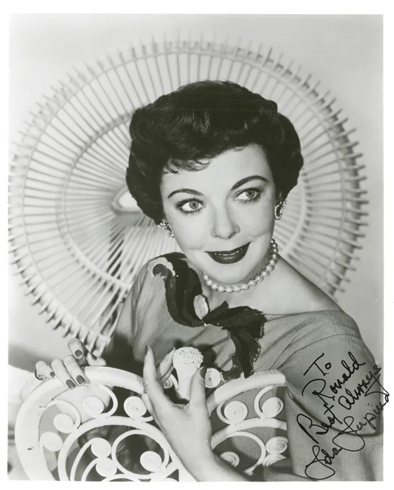 Ida Lupino autograph