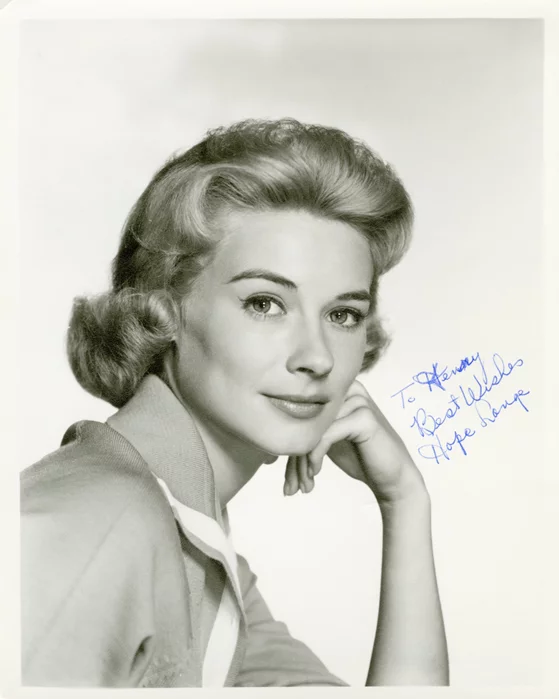 Hope Lange autograph