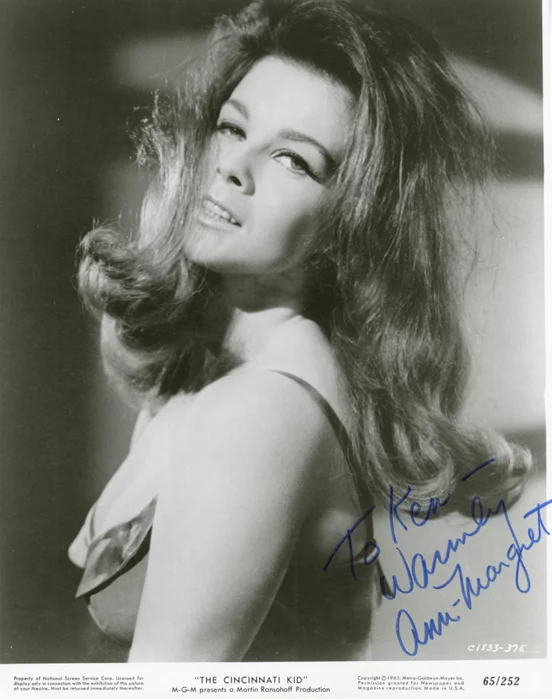Ann-Margret autograph