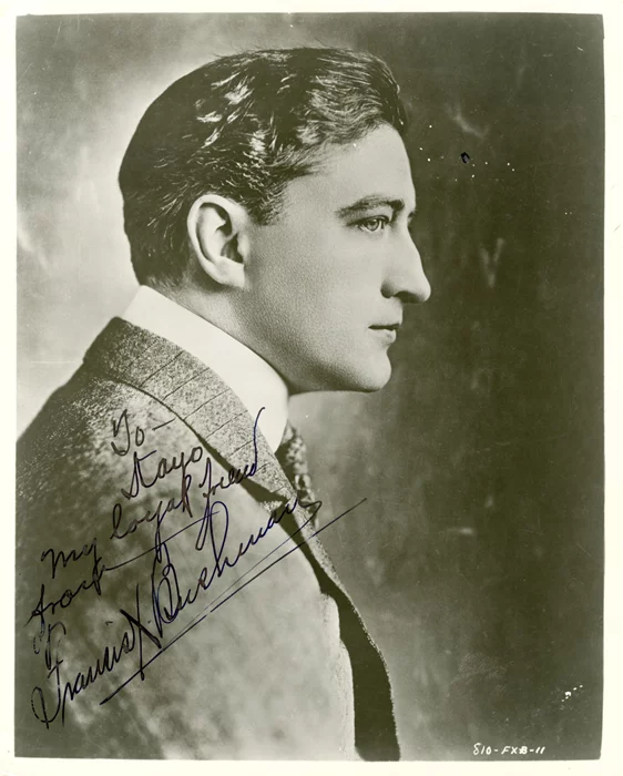 Francis X. Bushman autograph