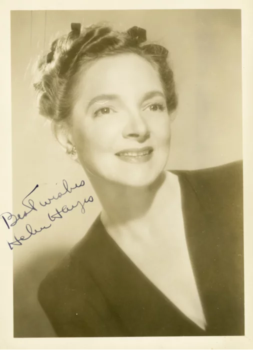 Helen Hayes autograph