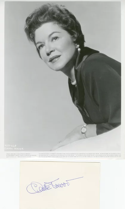 Claire Trevor autograph