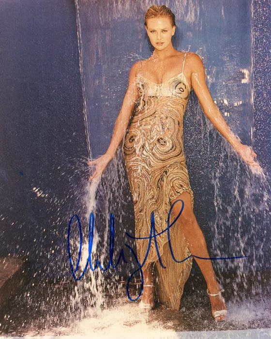 Charlize Theron autograph