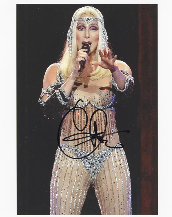 Cher autograph