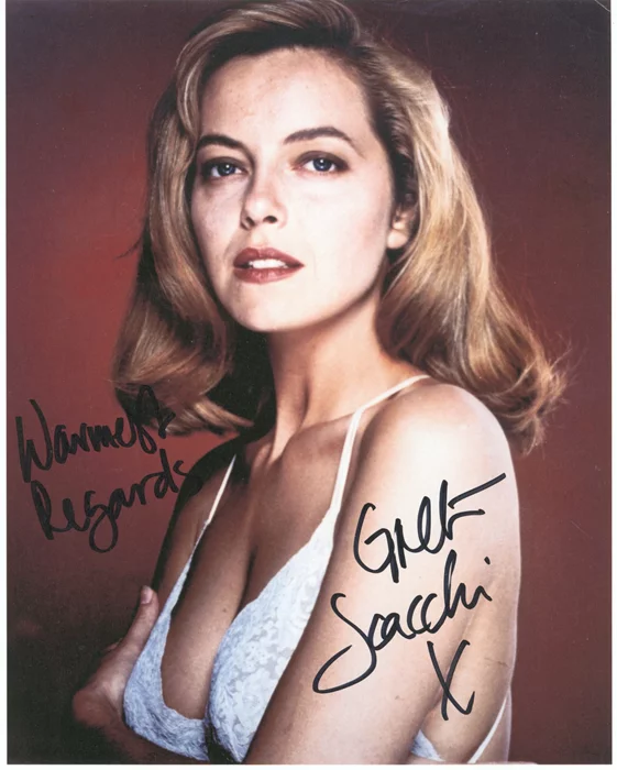 Greta Scacchi autograph