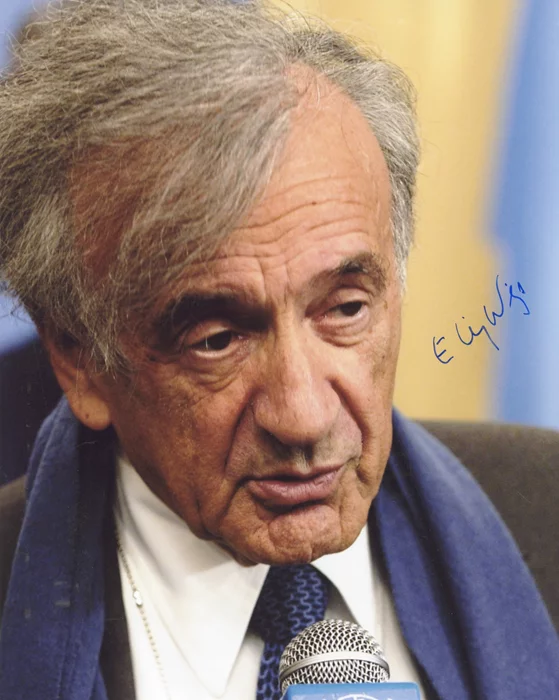 Elie Wiesel autograph