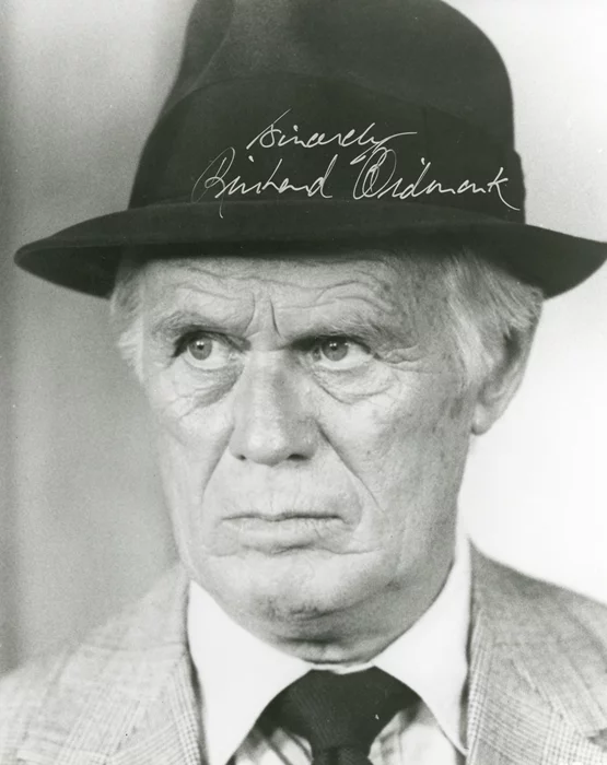 Richard Widmark autograph