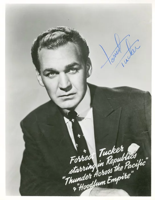 Forrest Tucker autograph