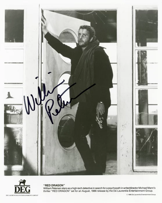 William Petersen autograph