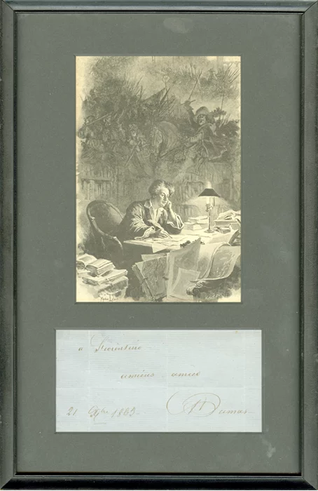 Alexandre Dumas autograph