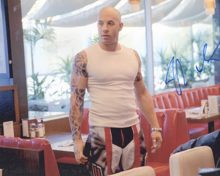 Vin Diesel autograph