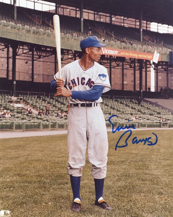 Ernie Banks autograph